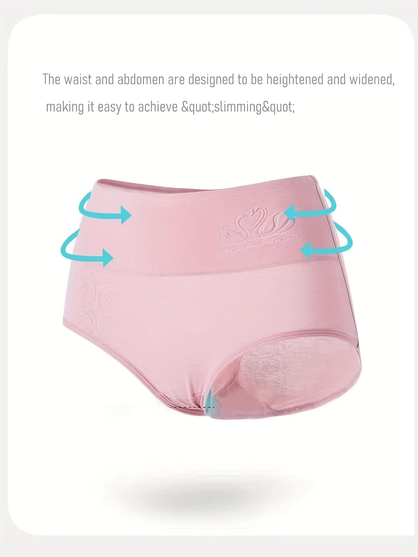 4pcs Seamless High-Rise Panties Set - Soft, Breathable, Elastic, Butterfly & Bow Design, Light Pink, Beige, Lavender, Comfortable & Flattering Underwear for Women, Comfortable Underwear | Minimalist Design | Smooth Texture