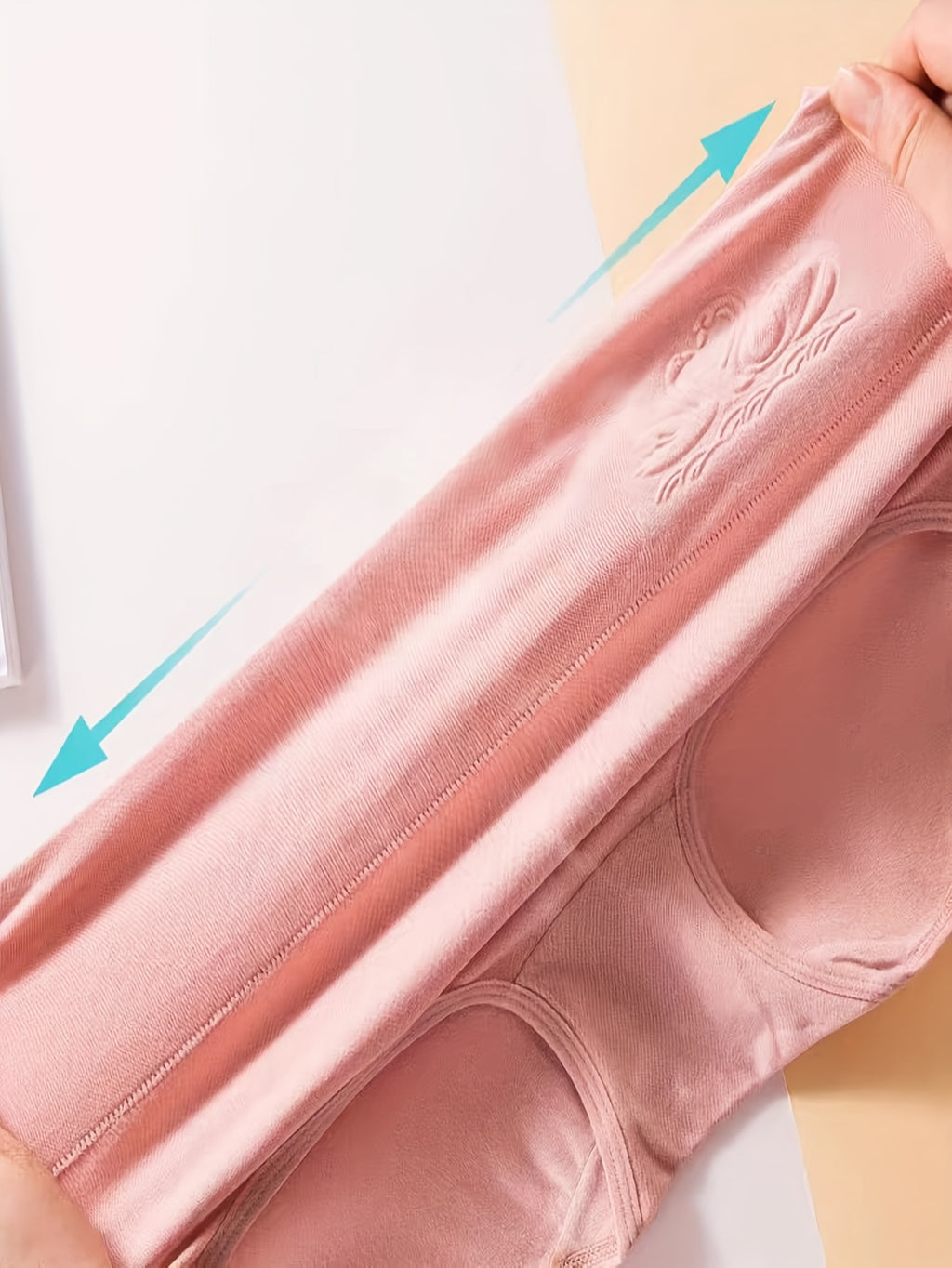 4pcs Seamless High-Rise Panties Set - Soft, Breathable, Elastic, Butterfly & Bow Design, Light Pink, Beige, Lavender, Comfortable & Flattering Underwear for Women, Comfortable Underwear | Minimalist Design | Smooth Texture