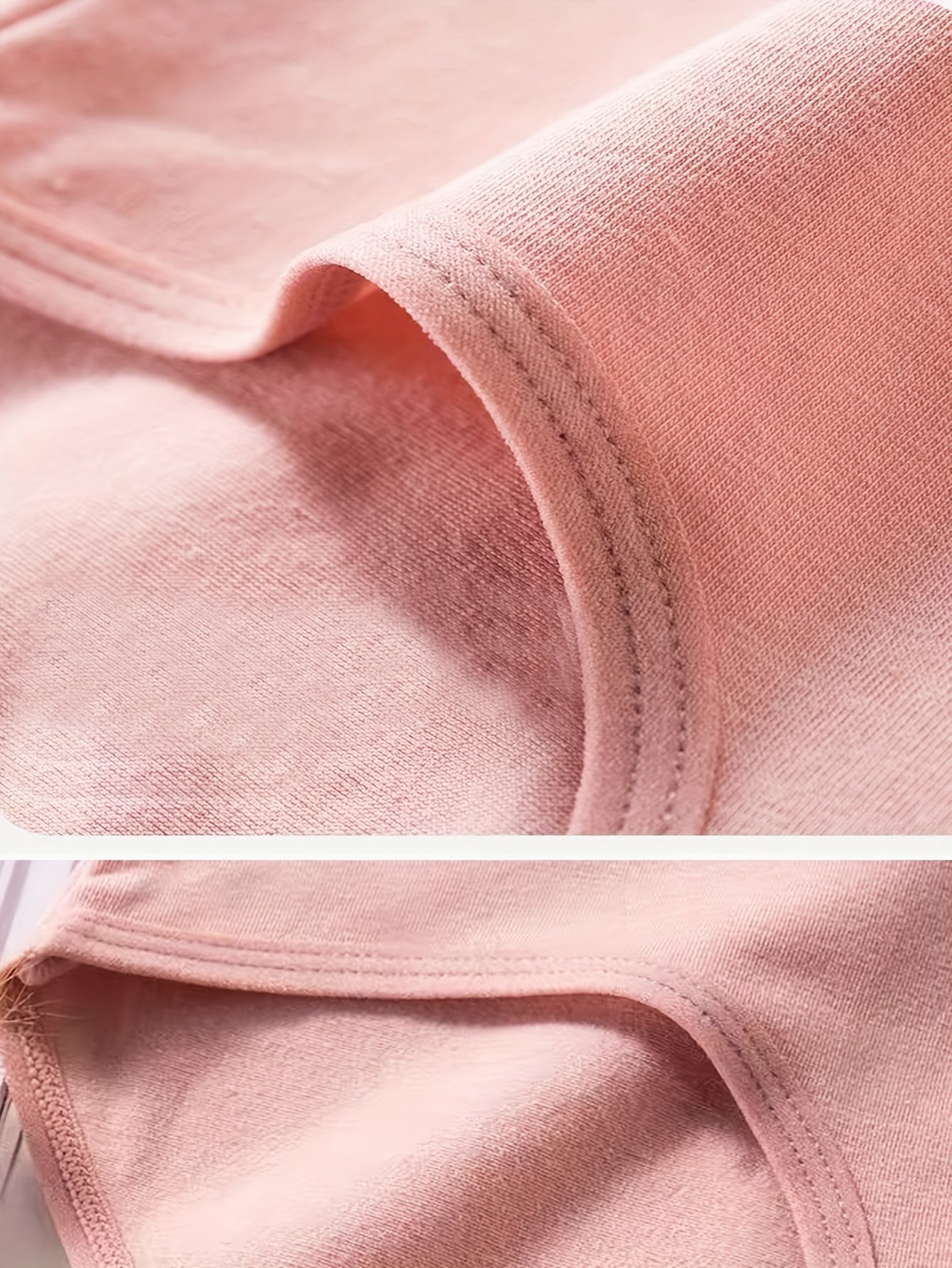 4pcs Seamless High-Rise Panties Set - Soft, Breathable, Elastic, Butterfly & Bow Design, Light Pink, Beige, Lavender, Comfortable & Flattering Underwear for Women, Comfortable Underwear | Minimalist Design | Smooth Texture