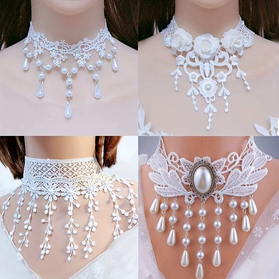 Stylish Sweet Floral Lace Choker
